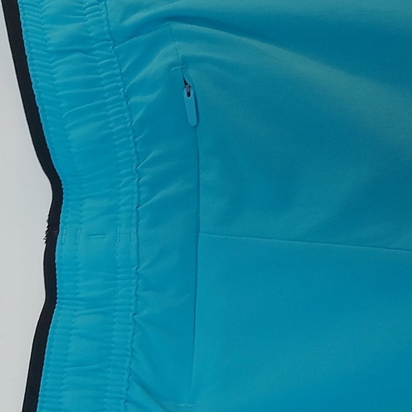 Chubbies Ultimate Training 5.5" Shorts Aqua Blue With Pink Dinosaur Print Lining - Picture 4 of 8